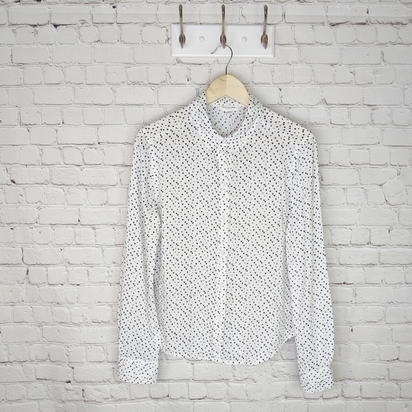 Beachlunchlounge Alana printed button front blouse - Picture 2 of 5